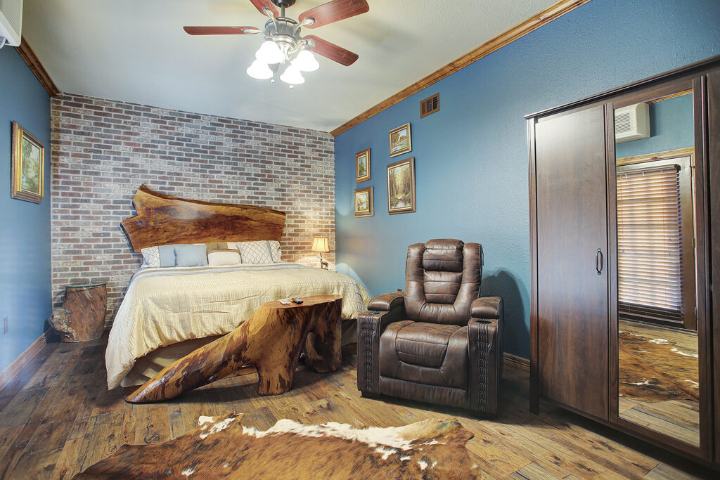 Rustic Room with Live Wood Furniture