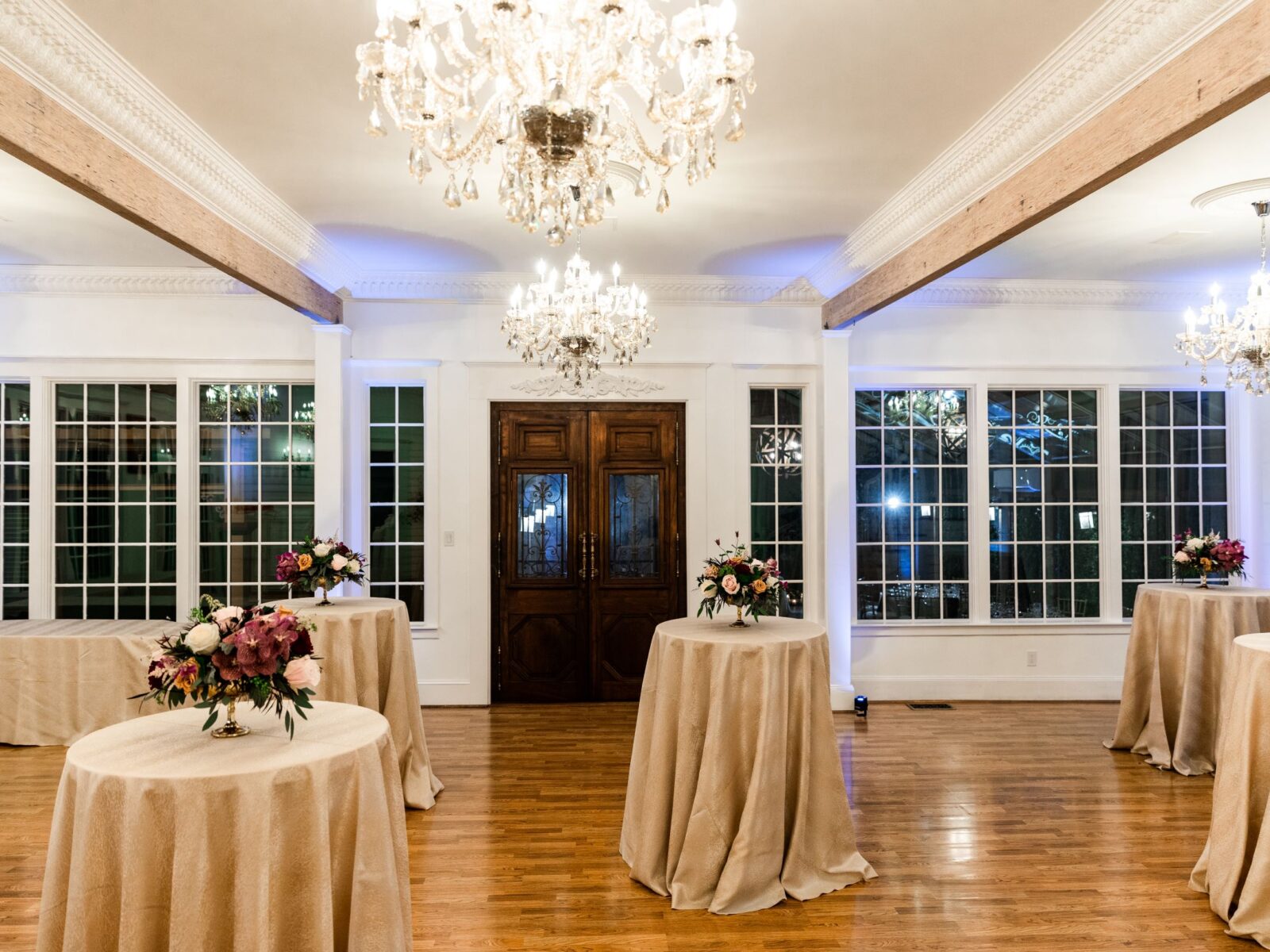 Indoor cocktail setup